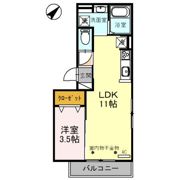 クレシス駅西の間取り画像