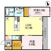 D-room上穂積の間取り画像