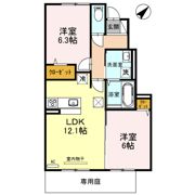 ビューティフル ライフ TADERAの間取り画像