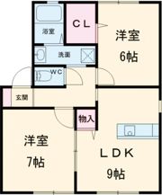 グランドソレーユCの間取り画像
