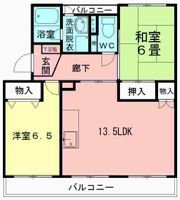 グラースH．Yの間取り画像