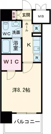 エステムコートみなと元町THE FIRSTの間取り画像