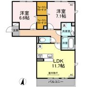 ディア・カーサ白藤の間取り画像