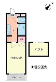シャトレ三ケ田町の間取り画像