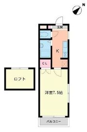 シャトレ三ケ田町の間取り画像