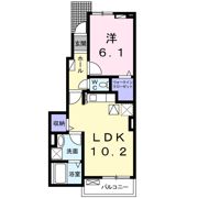 アルベンセⅡの間取り画像