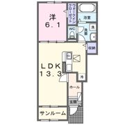 ハッフルパフⅡの間取り画像