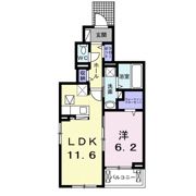 スプリングス・Bの間取り画像