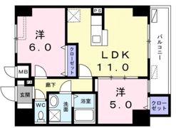 レジデンス桜樺の間取り画像