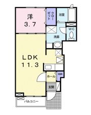 グランデ ニケ Ⅱの間取り画像