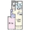 アンソレイエ fの間取り画像