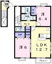 カトレーヴⅠの間取り画像