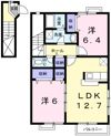 カトレーヴⅠの間取り画像