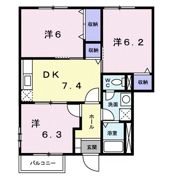 メゾン・ド・グラン Aの間取り画像
