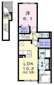 ユーフォリアの間取り画像