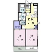 クレディ・タケウチ Dの間取り画像