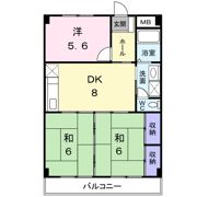 マリッチ高嶋の間取り画像