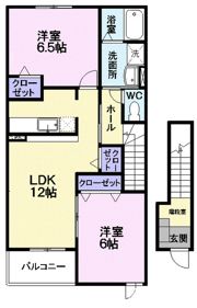 パルテール ヒルズの間取り画像