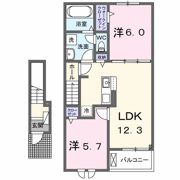 梅芳館の間取り画像