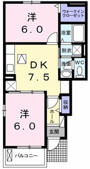 オルゴール Ⅲの間取り画像