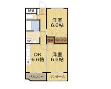 サンレモの間取り画像