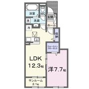 サクラ フロレゾンの間取り画像