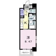 クラール花ノ宮の間取り画像