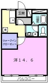 アルファコートの間取り画像