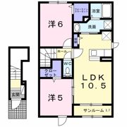 ホワイトストーク九日市の間取り画像