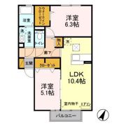 シャルムガーデン Ⅰの間取り画像