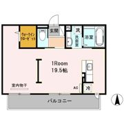 メゾン ルミエ Ⅱ棟の間取り画像