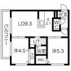 ラフィナート北円山の間取り画像