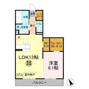 ラ・ペジブル Bの間取り画像