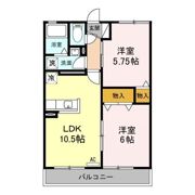 セジュール余川の間取り画像