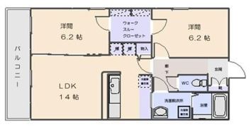 パルコラート（PARCO・L ATO）の間取り画像