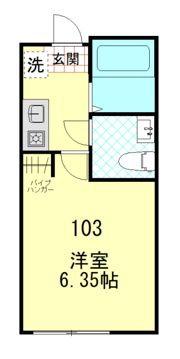 コムフィ杉田の間取り画像