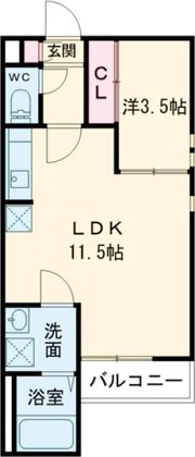 GRANDTIC 坪井の間取り画像