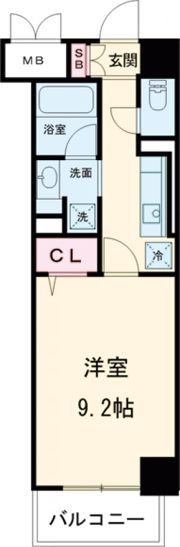 リベルタ元町通の間取り画像