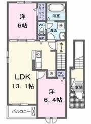 コンフォーティア2 Bの間取り画像