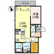 Briller 東大宮の間取り画像