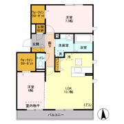 PENNY LANE Bの間取り画像