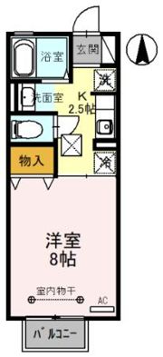 セジュールM2の間取り画像