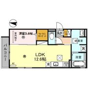アルビネス田中町の間取り画像