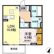 エスポワール天神の間取り画像