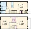 COCO MAISON Ⅰの間取り画像
