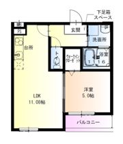 フジパレスJR長瀬の間取り画像