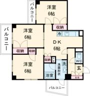 WestHillTAKATSUKAⅡの間取り画像