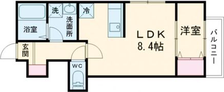 MOVE府中町浜田壱番館の間取り画像