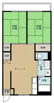 ハイツ穂積の間取り画像