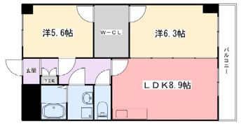 インタービレッジ野里の間取り画像